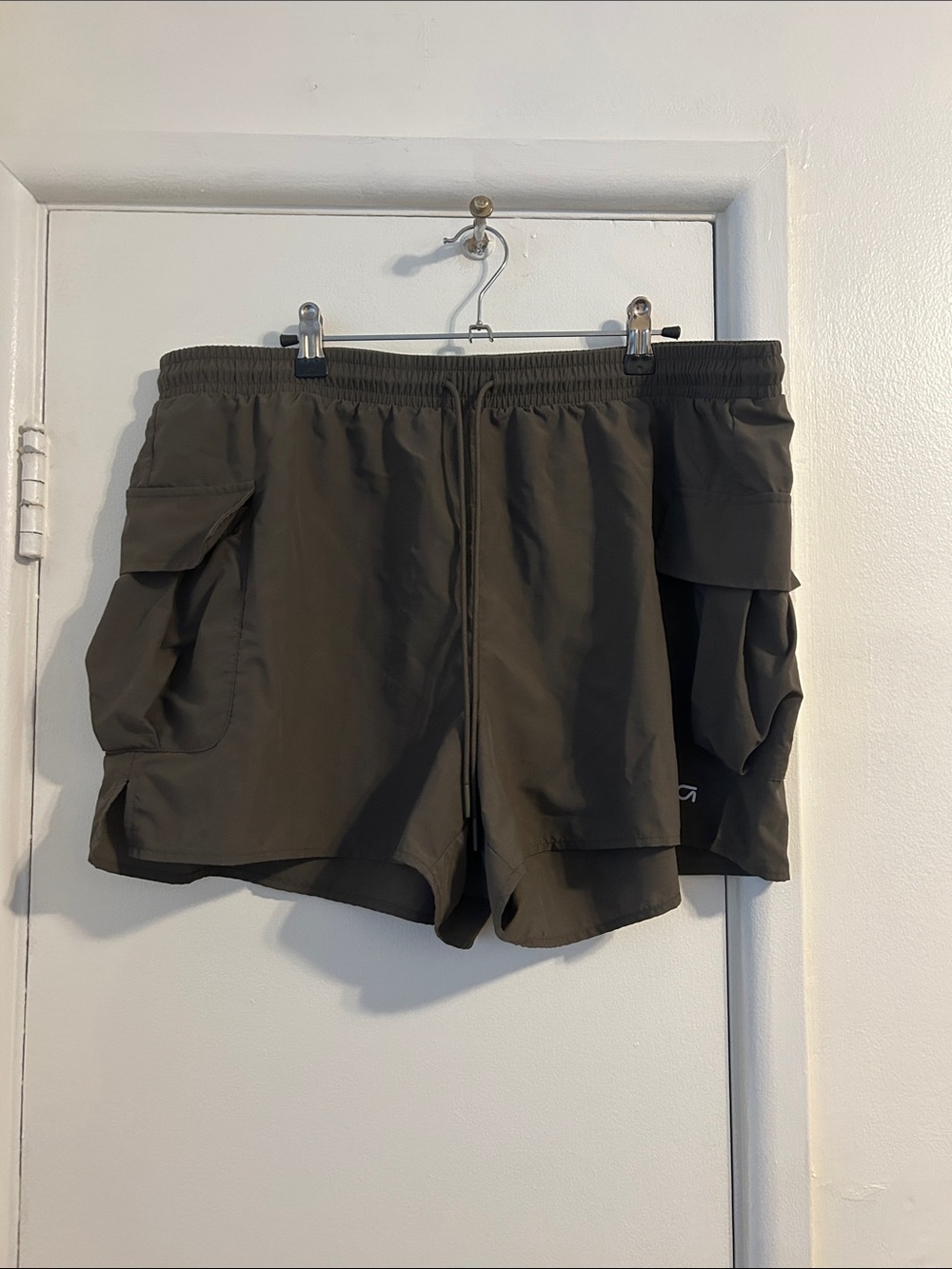 Olive Green Cargo Shorts